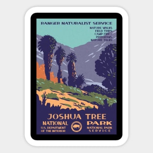 Joshua Tree Cottonwood Springs WPA Sticker